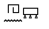 Kiste oder Truhe in Hieroglyphen